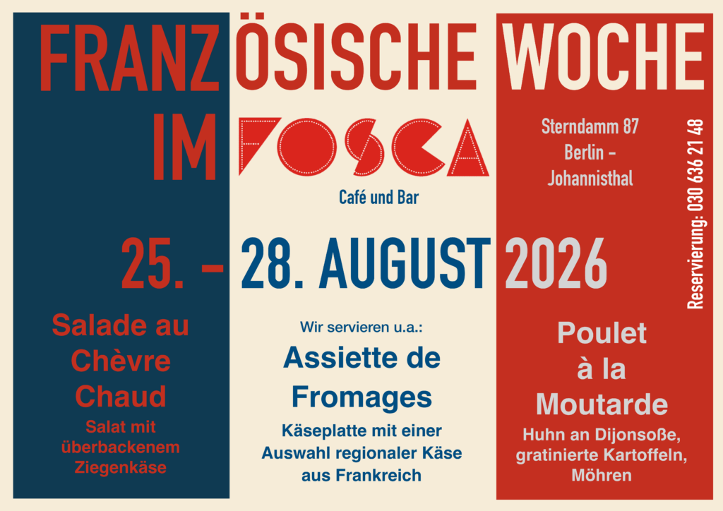 Französische Woche im Fosca